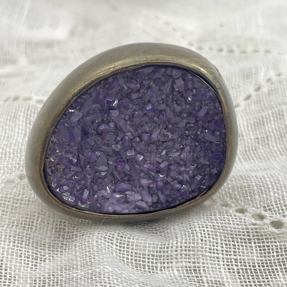 Purple Stone Costume Jewelry - Picture 2 of 10